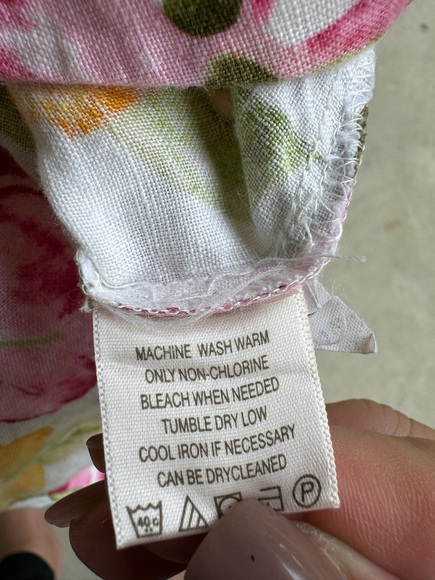 Tommy Bahama Floral Linen Pants-Size 6 - Picture 8 of 8